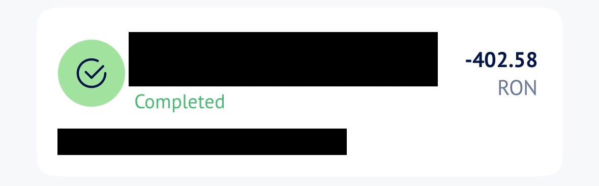Payout dovadă 2